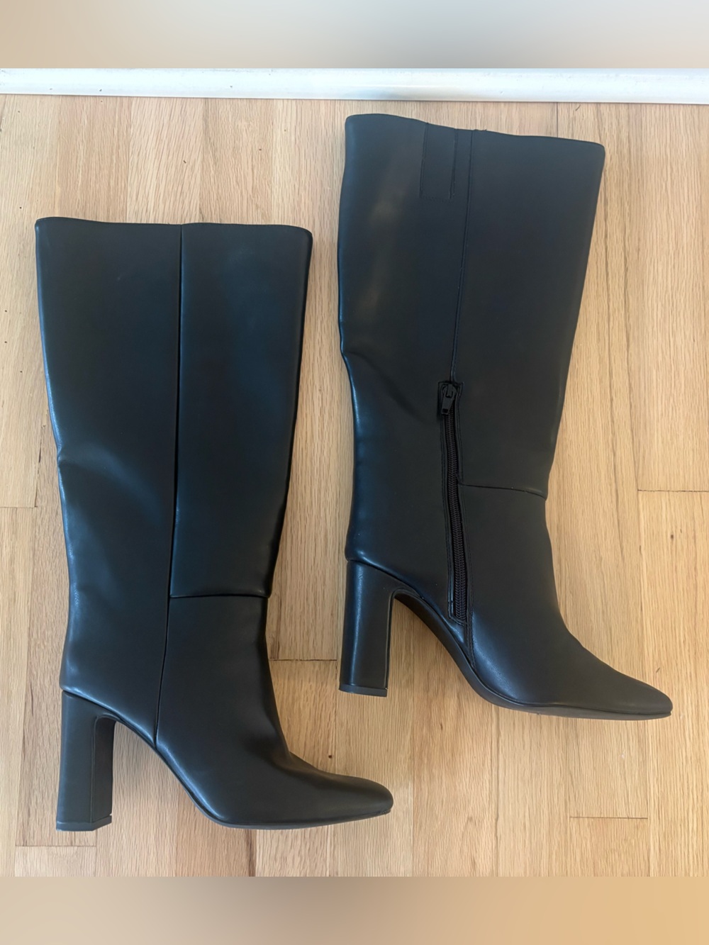 A New Day Black Knee-High Bootw